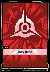 Fury Rune - 007/298 - Common Fury Rune - 007/298 - Common