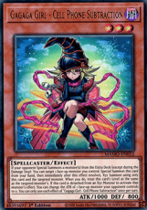 Gagaga Girl - Cell Phone Subtraction - MAMO-EN012 Gagaga Girl - Cell Phone Subtraction - MAMO-EN012 - Ultra Rare 1st Edition