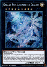 Galaxy-Eyes Antimatter Dragon - MAMO-EN124 - Secre Galaxy-Eyes Antimatter Dragon - MAMO-EN124 - Secret Rare 1st Edition