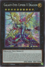 Galaxy-Eyes Cipher X Dragon - BLGG-EN101 - Secret Galaxy-Eyes Cipher X Dragon - BLGG-EN101 - Secret Rare 1st Edition