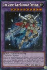 Gem-Knight Lady Brilliant Diamond - BLMM-EN145 - S Gem-Knight Lady Brilliant Diamond - BLMM-EN145 - Secret Rare 1st Edition