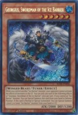 Georgius, Swordman of the Ice Barrier - BLTR-EN006 Georgius, Swordman of the Ice Barrier - BLTR-EN006 - Secret Rare 1st Edition