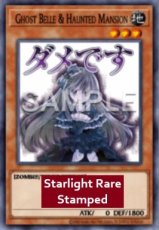 Ghost Belle & Haunted Mansion - RA05-EN092 - Starl Ghost Belle & Haunted Mansion - RA05-EN092 - Starlight Rare 1st Edition