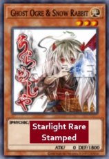 Ghost Ogre & Snow Rabbit - RA05-EN131 - Starlight Ghost Ogre & Snow Rabbit - RA05-EN131 - Starlight Rare 1st Edition