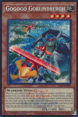 Gogogo Goblindbergh - 26LP-EN020 - Emblazoned Secr Gogogo Goblindbergh - 26LP-EN020 - Emblazoned Secret Rare 1st Edition