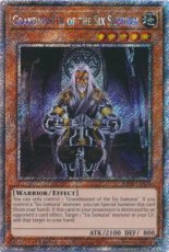 Grandmaster of the Six Samurai - RA03-EN174 Platinum Secret Rare 1st Edition