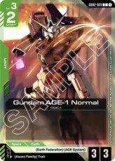 Gundam AGE-1 Normal - Gundam Promotional Cards - G Gundam AGE-1 Normal - Gundam Promotional Cards - GD02-029 - Foil