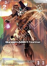 Gundam AGE-1 Normal - Gundam Promotional Cards - W Gundam AGE-1 Normal - Gundam Promotional Cards - Winner - GD02-029 - Foil