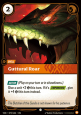 Guttural Roar - 072/166 - Common Guttural Roar - 072/166 - Common