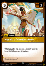Herald of the Emperor 118/167 - Common Herald of the Emperor 118/167 - Common