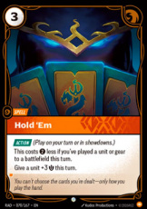 Hold 'Em 070/167 - Common Hold 'Em 070/167 - Common