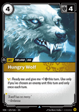 Hungry Wolf - 125/166 - Uncommon Hungry Wolf - 125/166 - Uncommon