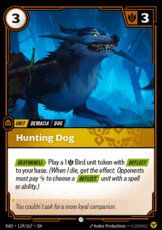 Hunting Dog 119/167 - Common Hunting Dog 119/167 - Common