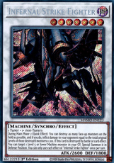 Infernal Strike Fighter - MAMO-EN123 - Secret Rare Infernal Strike Fighter - MAMO-EN123 - Secret Rare 1st Edition
