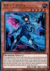 K9-17 Izuna - MAMO-EN062 - Ultra Rare 1st Edition K9-17 Izuna - MAMO-EN062 - Ultra Rare 1st Edition