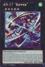 K9-17 Ripper - 26LP-EN010 - Secret Rare 1st Editio K9-17 Ripper - 26LP-EN010 - Secret Rare 1st Edition