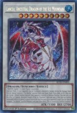 Lancea, Ancestral Dragon of the Ice Mountain - BLT Lancea, Ancestral Dragon of the Ice Mountain - BLTR-EN005 - Secret Rare 1st Edition