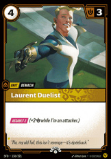 Laurent Duelist - 156/221 - Common Foil Promo Laurent Duelist - 156/221 - Common Foil Promo