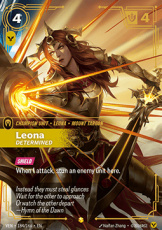 Leona, Determined - 184/166 - Overnumbered Showcas Leona, Determined - 184/166 - Overnumbered Showcase