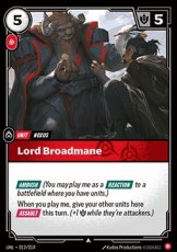 Lord Broadmane - 012/219 - Uncommon Lord Broadmane - 012/219 - Uncommon