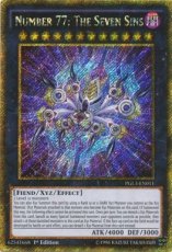(LP) Number 77: The Seven Sins - PGL3-EN011 - Gold (LP) Number 77: The Seven Sins - PGL3-EN011 - Gold Secret Rare - 1st Edition