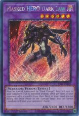 Masked HERO Dark Law - RA01-EN025 - Platinum Secret Rare 1st Edition