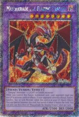 Masquerade the Blazing Dragon - RA02-EN022 - Plati Masquerade the Blazing Dragon - RA02-EN022 - Platinum Secret Rare 1st Edition