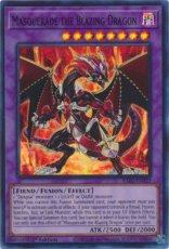 Masquerade the Blazing Dragon - RA02-EN022 - Super Masquerade the Blazing Dragon - RA02-EN022 - Super Rare 1st Edition