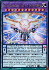 Master Spirit Tech Force - Pendulum Ruler - MAMO-E Master Spirit Tech Force - Pendulum Ruler - MAMO-EN027 - Ultra Rare 1st Edition