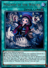 Mischief of the Wolves - MAMO-EN108 - Ultra Rare 1 Mischief of the Wolves - MAMO-EN108 - Ultra Rare 1st Edition