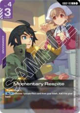 Momentary Respite - Gundam Promotional Cards - GD0 Momentary Respite - Gundam Promotional Cards - GD02-112 - Foil