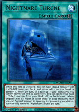 Nightmare Throne - MAMO-EN097 - Ultra Rare 1st Edi Nightmare Throne - MAMO-EN097 - Ultra Rare 1st Edition