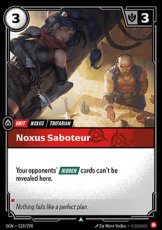 Noxus Saboteur - 018/298 - Uncommon Noxus Saboteur - 018/298 - Uncommon