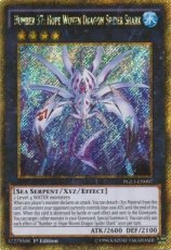 Number 37: Hope Woven Dragon Spider Shark - PGL3-EN007 - Gold Secret Rare 1st Edition