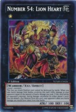 (EX) Number 54: Lion Heart - NUMH-EN026 - Secret Rare - 1st Edition