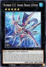 Number C32: Shark Drake LeVeiss - ROTA-EN041 - Sup Number C32: Shark Drake LeVeiss - ROTA-EN041 - Super Rare 1st Edition