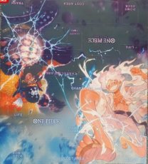 One Piece 2-player playmat Luffy & Teach Blackbear One Piece 2-player playmat Luffy & Teach Blackbeard Unused