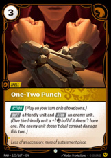 One-Two Punch 121/167 - Common One-Two Punch 121/167 - Common