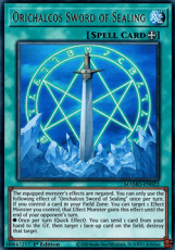 Orichalcos Sword of Sealing - MAMO-EN022 - Ultra R Orichalcos Sword of Sealing - MAMO-EN022 - Ultra Rare 1st Edition