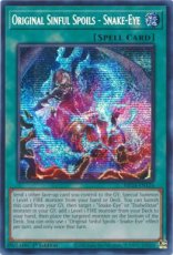 Original Sinful Spoils - Snake-Eye - MP24-EN124 - Prismatic Secret Rare 1st Edition