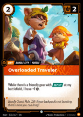 Overloaded Traveler 072/167 - Common Overloaded Traveler 072/167 - Common