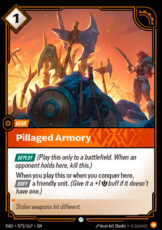 Pillaged Armory 073/167 - Common Pillaged Armory 073/167 - Common