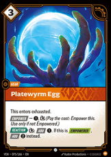 Platewyrm Egg - 075/166 - Common Platewyrm Egg - 075/166 - Common