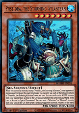 Poseidra, the Storming Atlantean - MAMO-EN055 - Ul Poseidra, the Storming Atlantean - MAMO-EN055 - Ultra Rare 1st Edition
