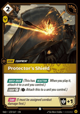 Protector's Shield 123/167 - Common Protector's Shield 123/167 - Common