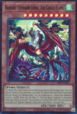Radiant Typhoon Fonix, the Great Flame - 26LP-EN01 Radiant Typhoon Fonix, the Great Flame - 26LP-EN014 - Ultra Rare 1st Edition