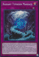 Radiant Typhoon Mandate - 26LP-EN015 - Secret Rare Radiant Typhoon Mandate - 26LP-EN015 - Secret Rare 1st Edition
