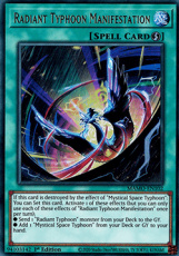 Radiant Typhoon Manifestation - MAMO-EN102 - Ultra Radiant Typhoon Manifestation - MAMO-EN102 - Ultra Rare 1st Edition