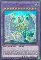 Rainbow Overdragon (Blue) - LDS1-EN101 - Ultra Rare 1st Edition