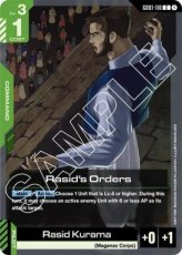 Rasid's Orders - Newtype Rising - GD01-110 Rasid's Orders - Newtype Rising - GD01-110